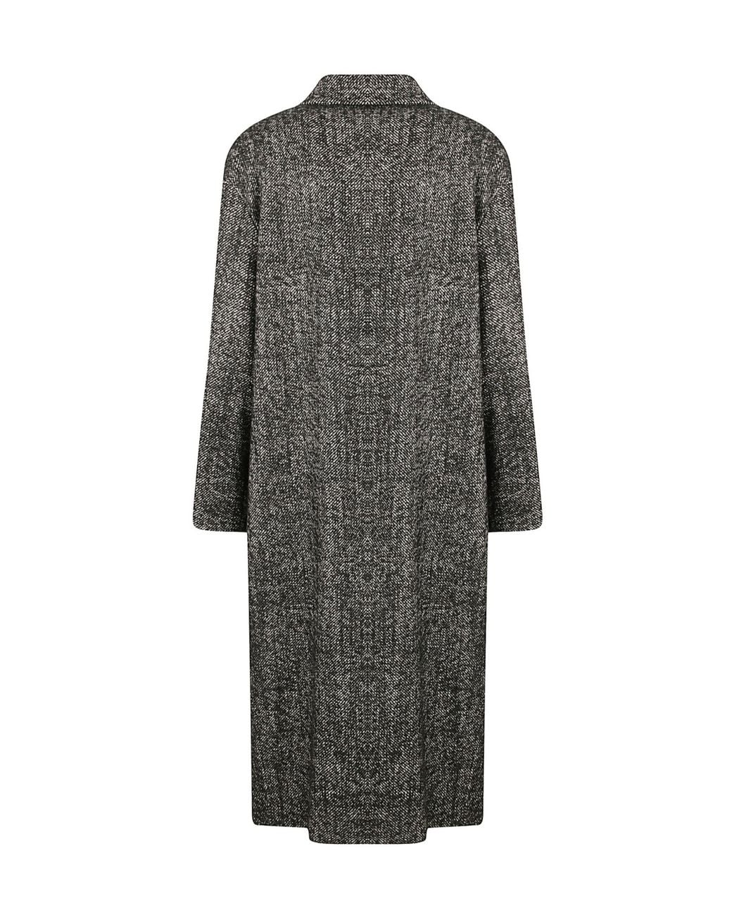 Tagliatore Gray Long-Sleeved Coat