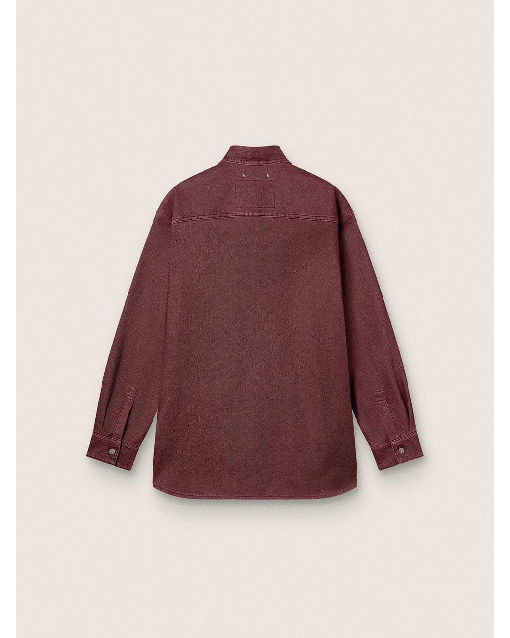 Golden Goose Deluxe Brand Purple Flap Pocket Denim Shirt