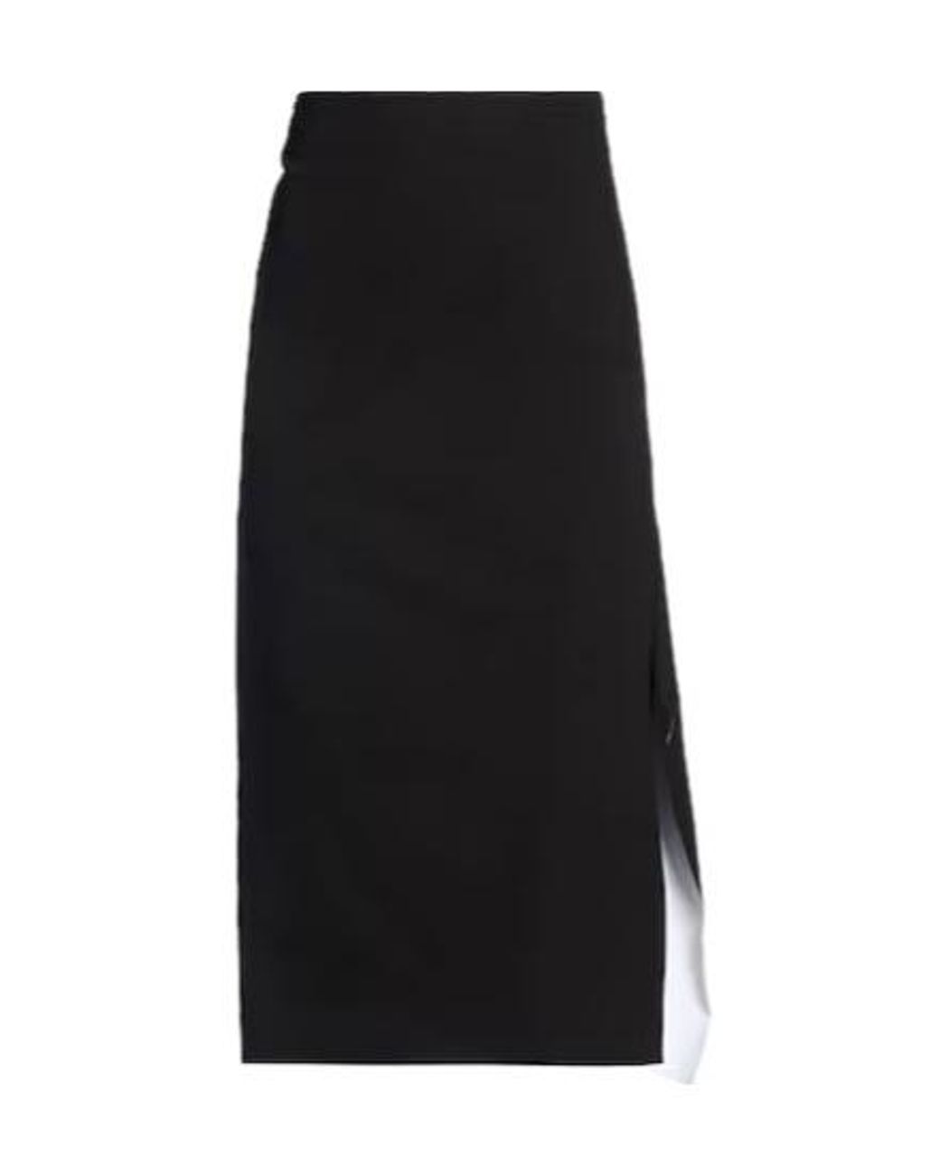 Sportmax Black Slim Solid Color Skirt
