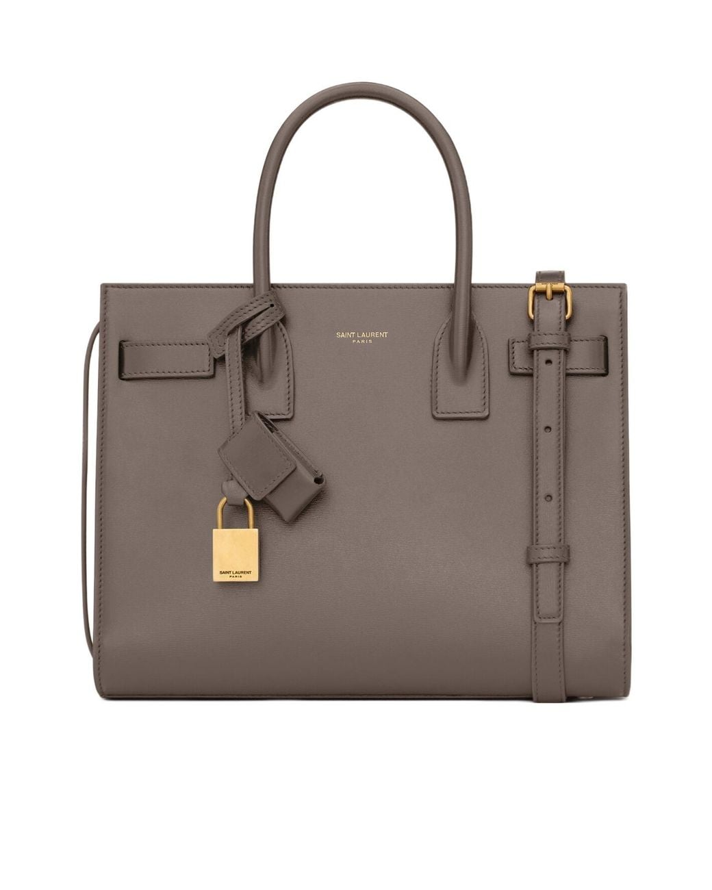 Saint Laurent Brown Sac De Jour Top Handle Bag