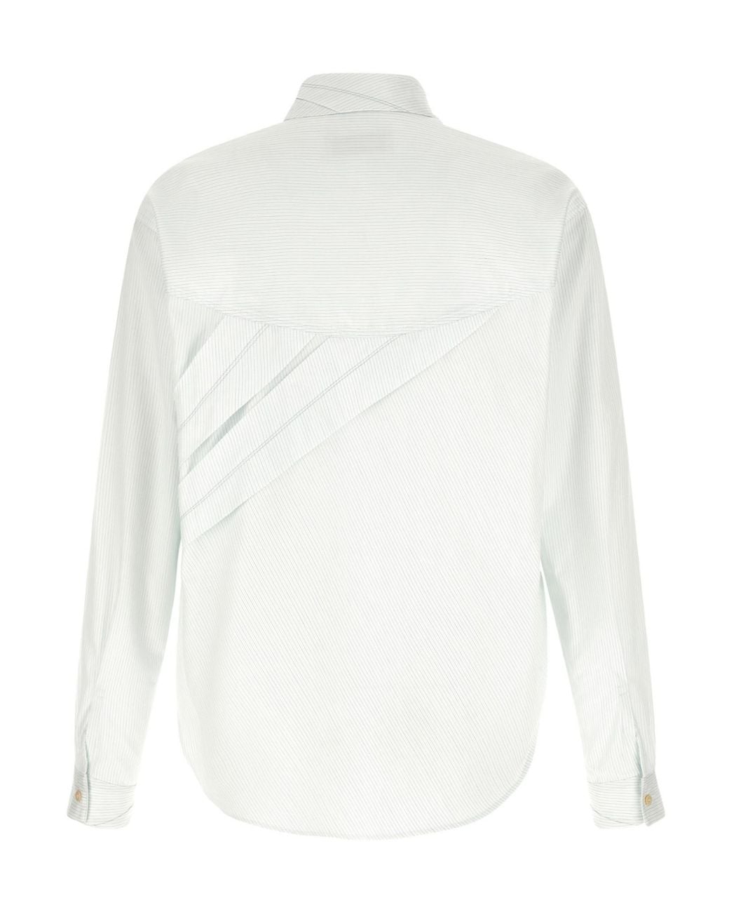 Kiko Kostadinov White Ohne K-Dart Striped Shirt for men