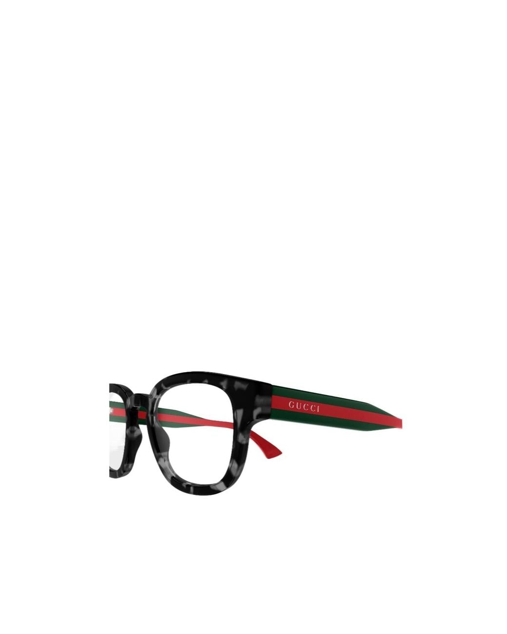 Gucci White Eyewear Round-Frame Glasses for men
