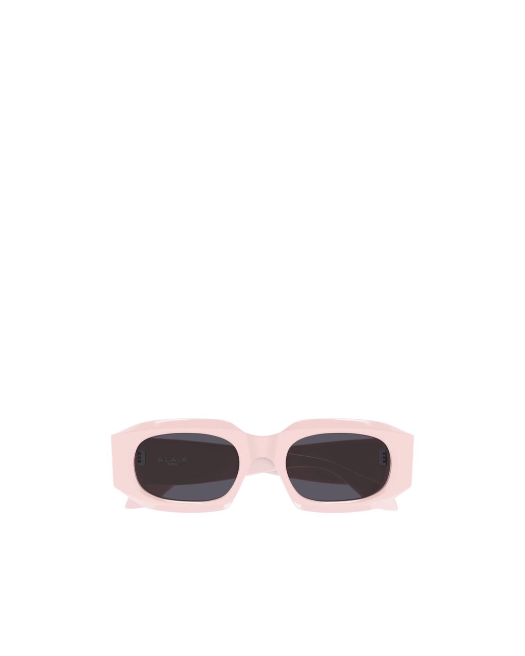 Alaïa White Alaïa Rectangular Frame Sunglasses