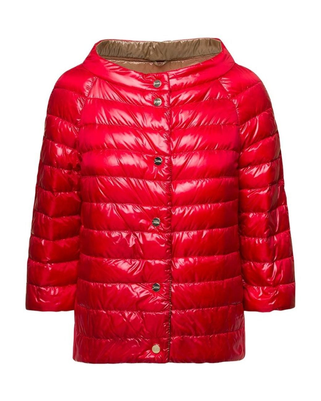 Herno Red Reversible Down Jacket