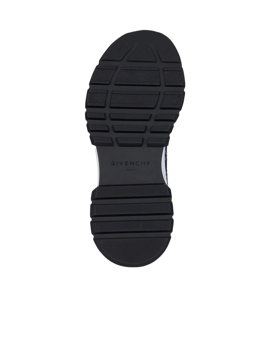 Givenchy Blue Leather-Denim Monogram Spectre Sneakers for men