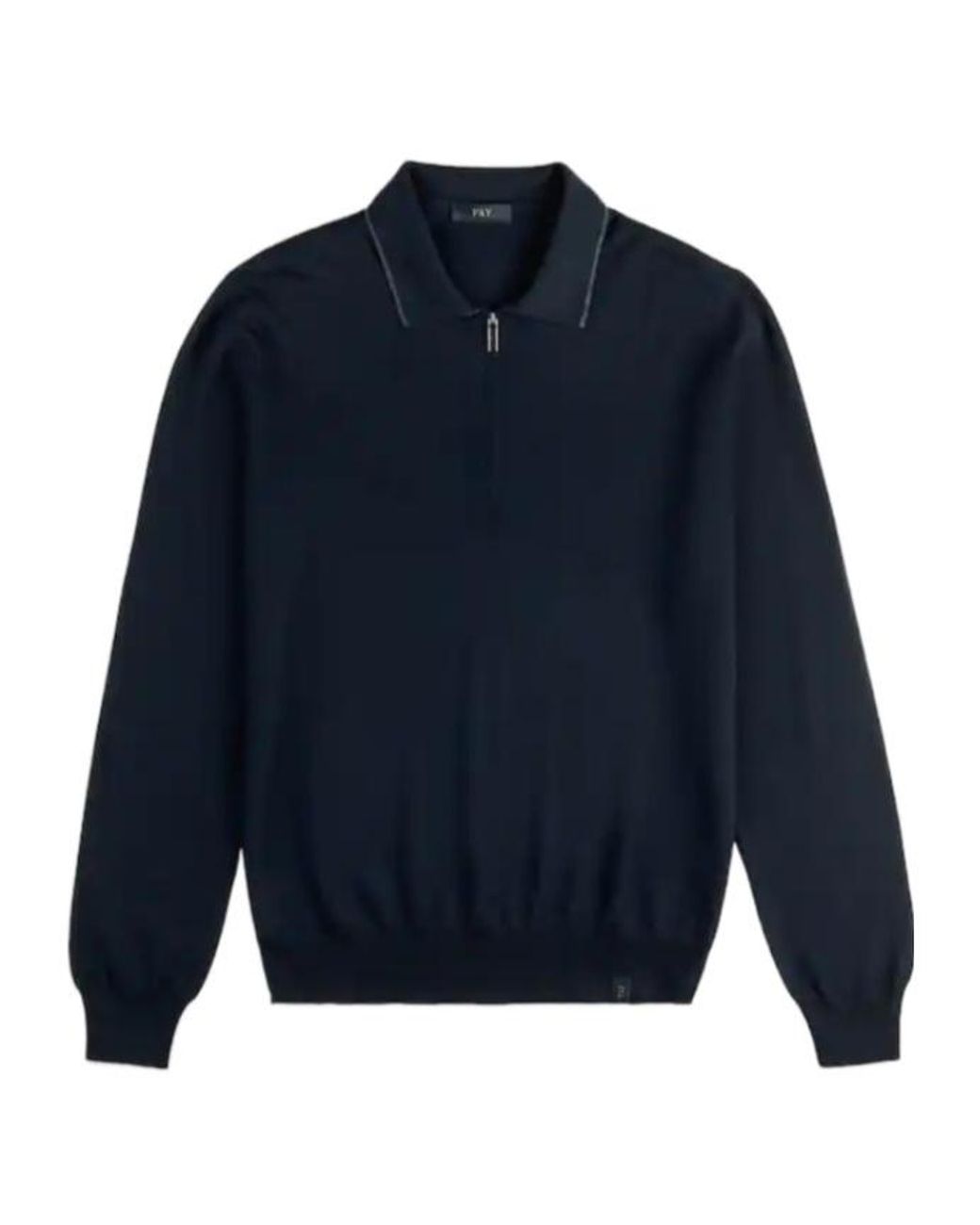 Fay Blue Polo Neck Sweater for men