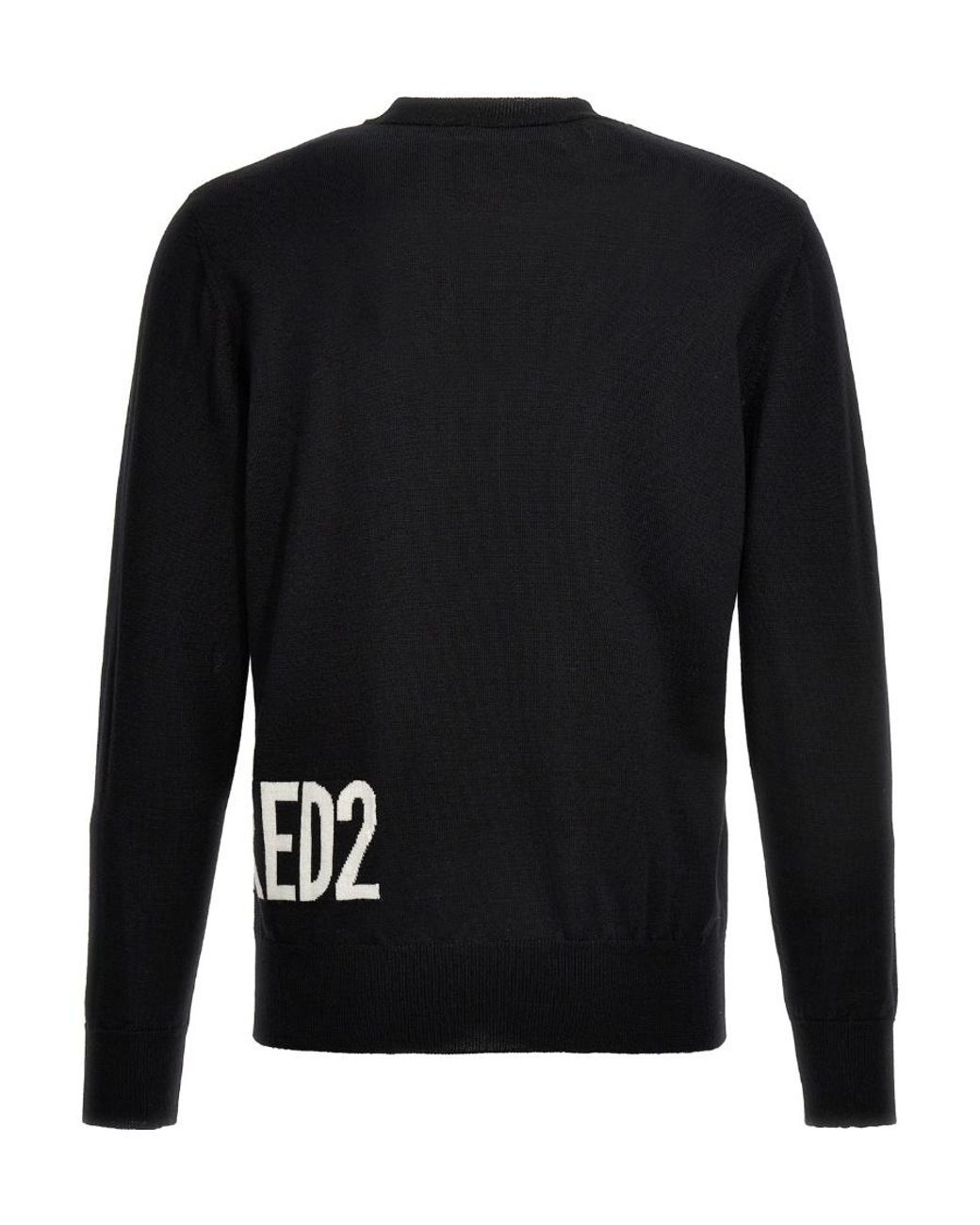 DSquared² Black Jumper for men