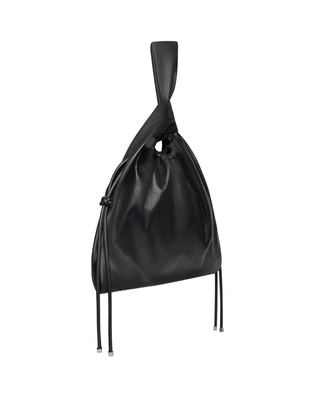 Nanushka Black Jen Drawstring Bag