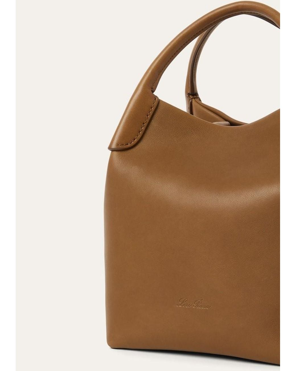 Loro Piana Brown Small Bale Bag