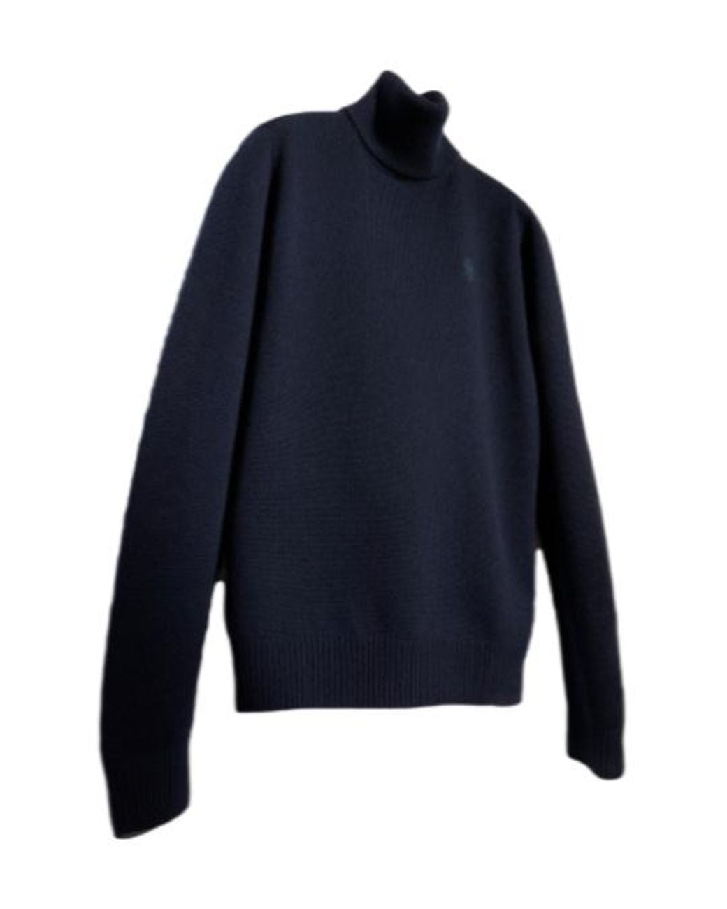 Gucci Blue Seamless Cashmere Knit Sweater for men