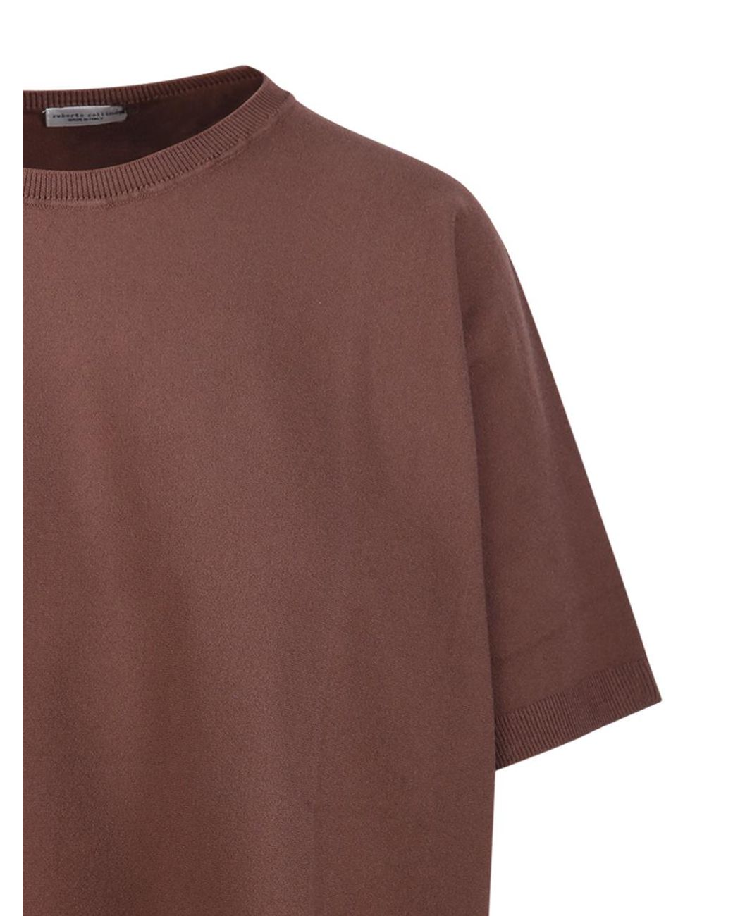 Roberto Collina Brown Oversized T-Shirt