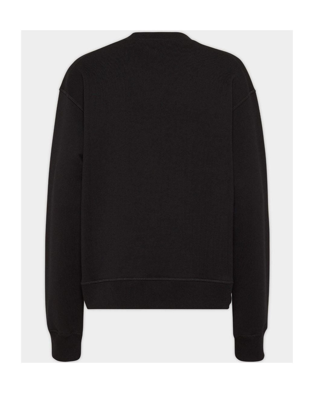 DSquared² Black Logo Detailed Crewneck Sweatshirt
