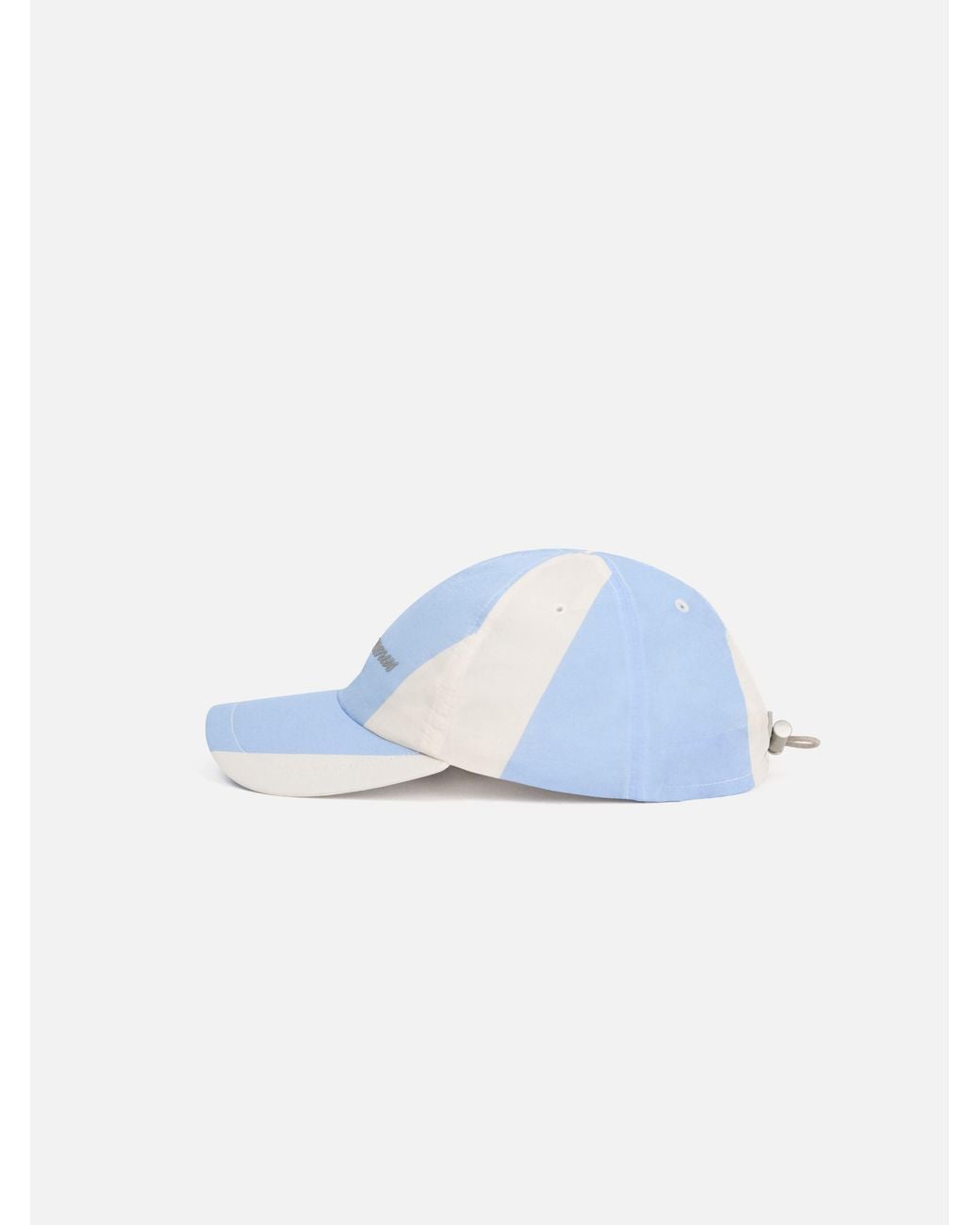 Jacquemus Blue La Casquette Baluchon Striped Cap for men