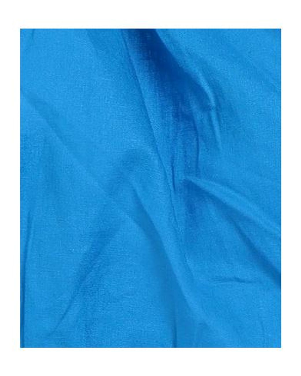 Farm Rio Blue Solid Off Shoulder Crop Top