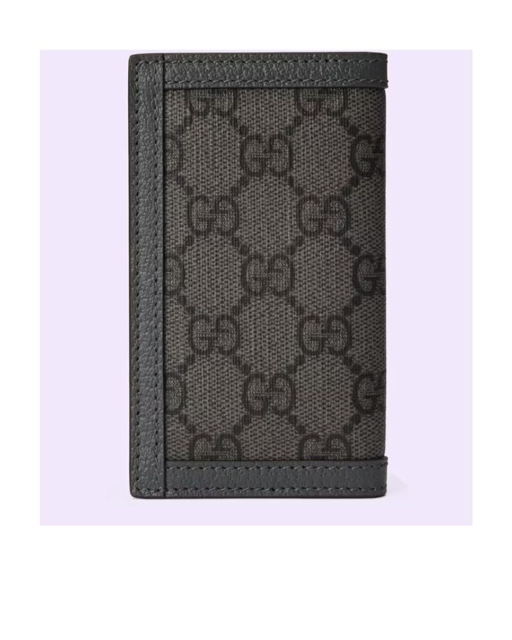 Gucci Black Ophidia Monogram Cardholder for men
