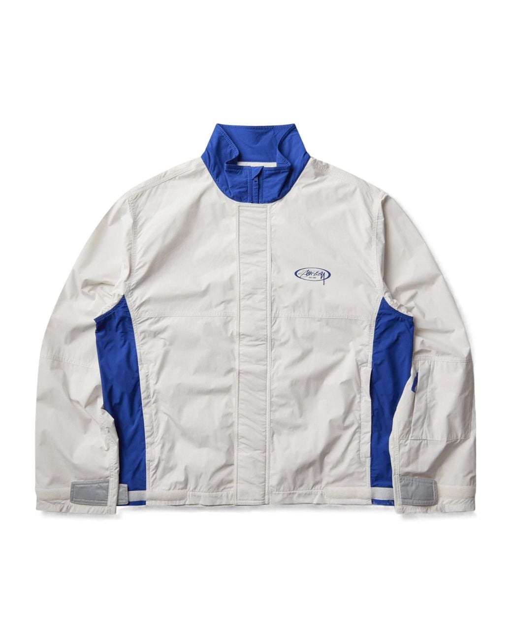 Stussy Blue Stüssy Logo High-Neck Jacket for men