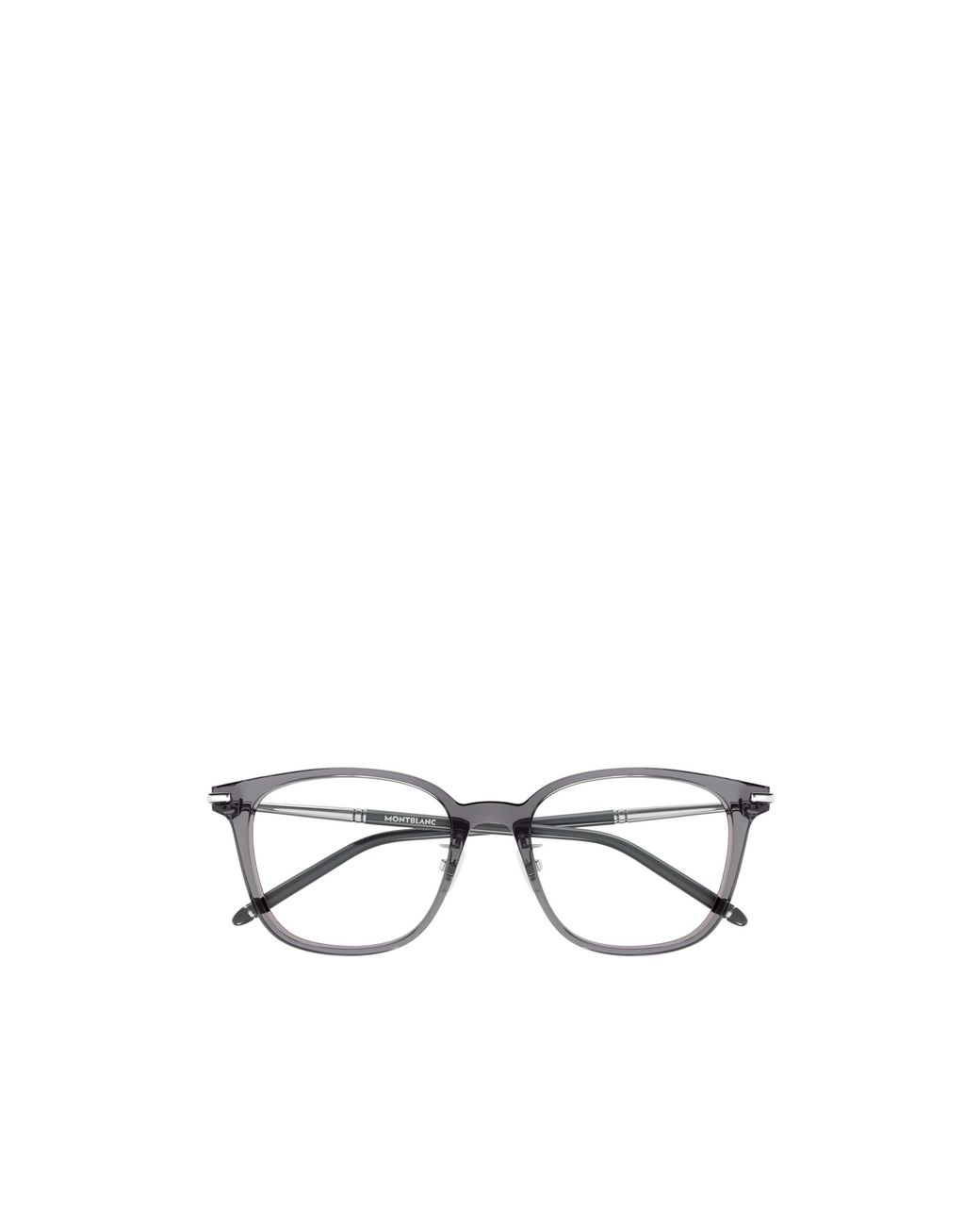 Montblanc Metallic Eyewear Square Frame Glasses for men