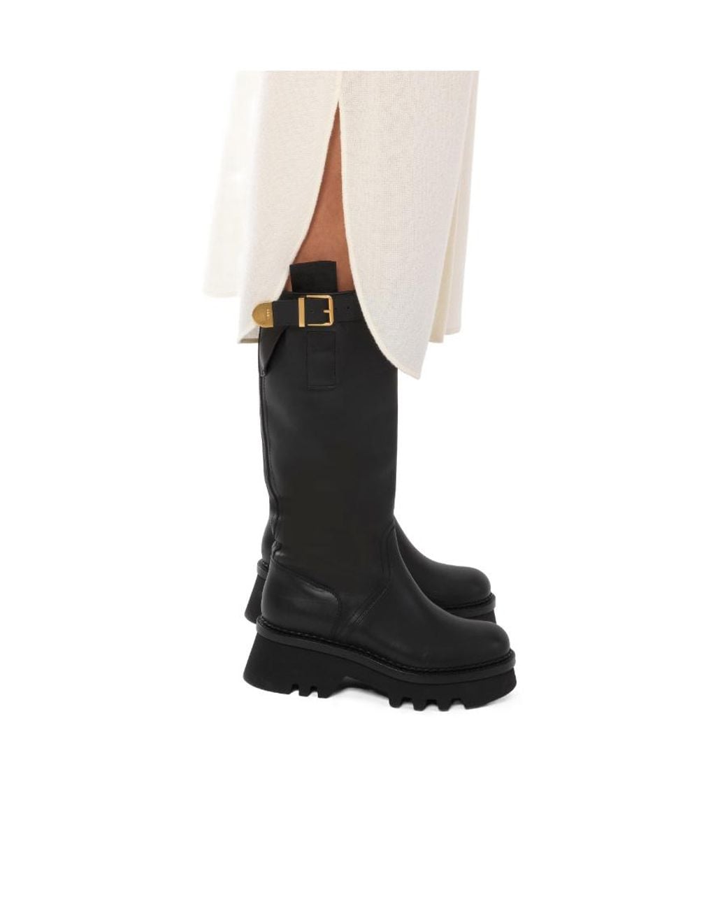 Chloé Black Chloé Owena High Boots