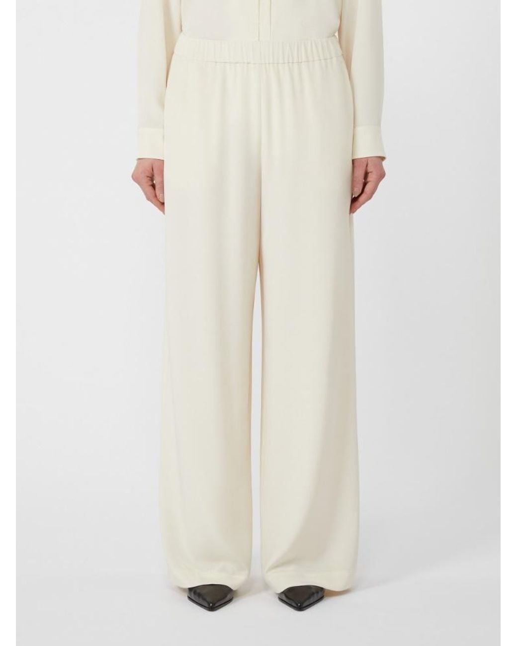 Max Mara White Bonn Pants