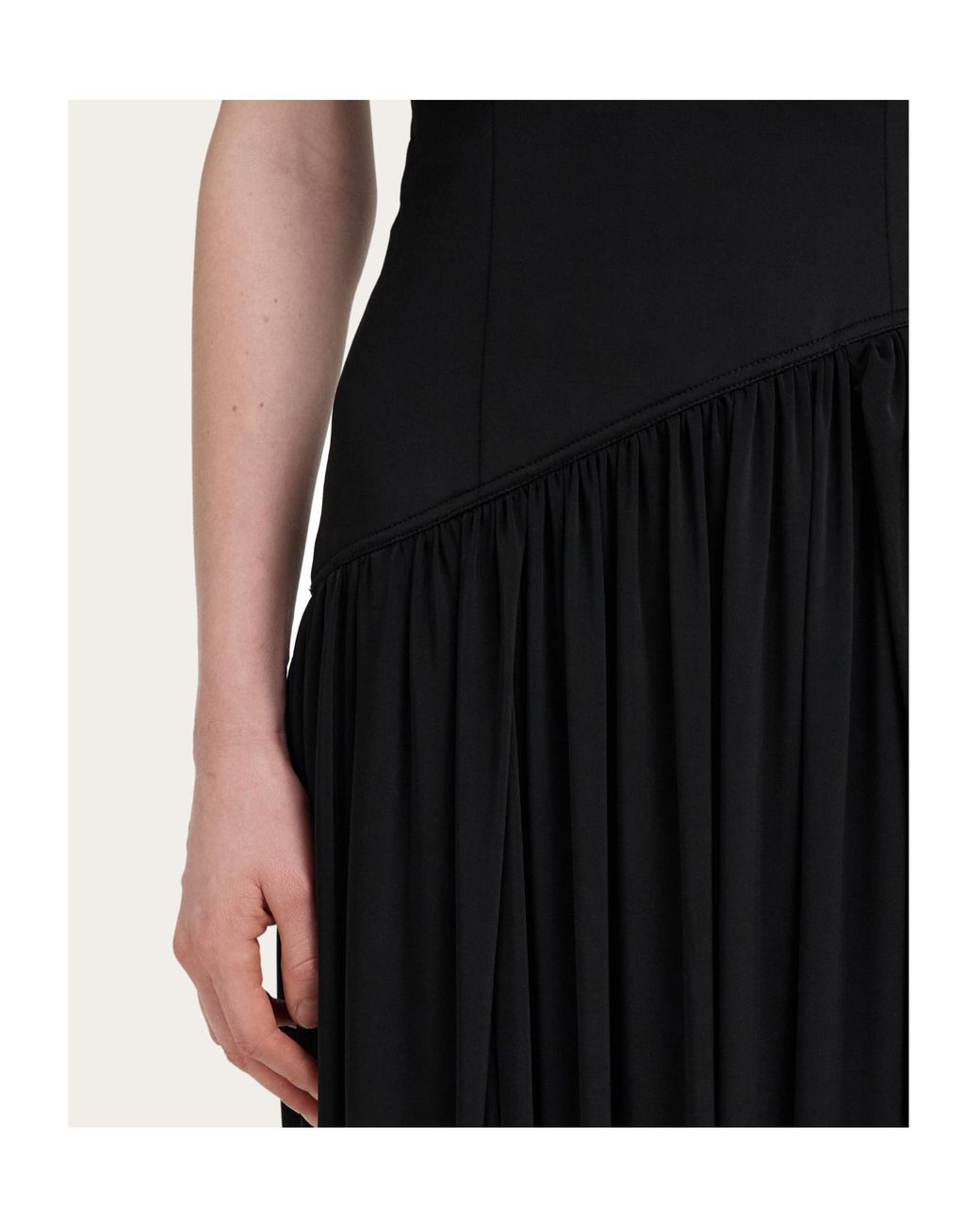 Ferragamo Black Bustier Dress