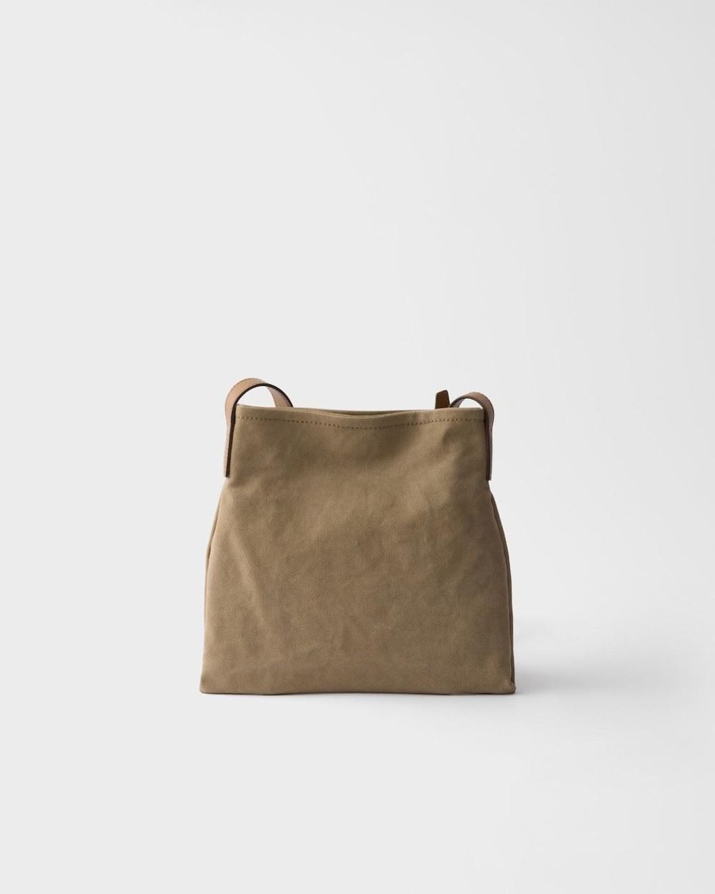 Prada Natural Route Canvas And Leather Shoulder Bag for men