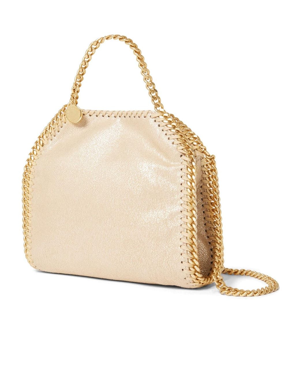 Stella McCartney Natural Falabella Chain-Trim Tote Bag