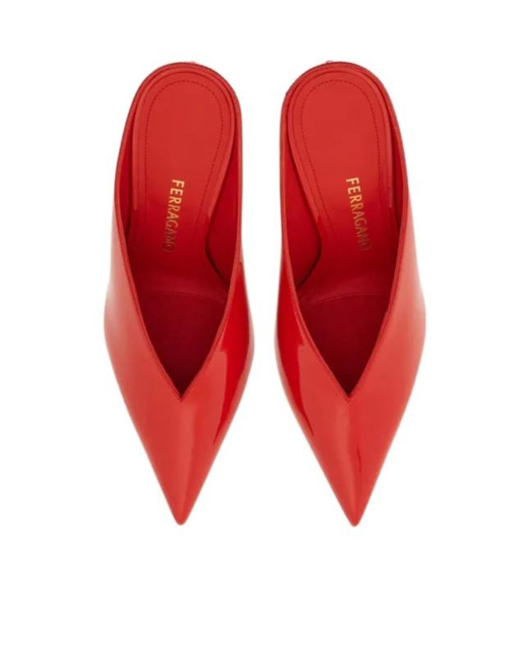 Ferragamo Red Pointed-Toe High Heels