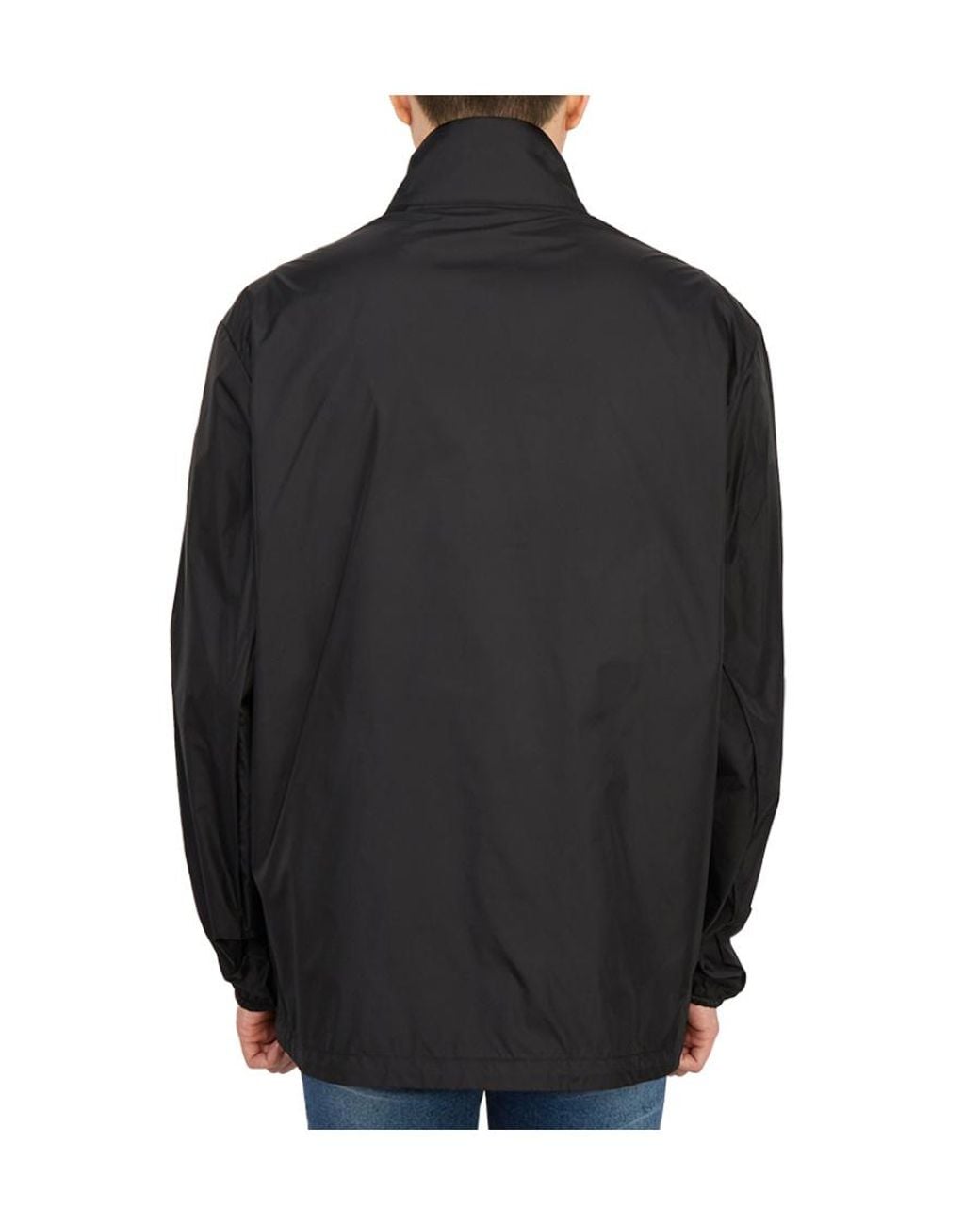 Moncler Black Long-Sleeved Casual Jacket for men