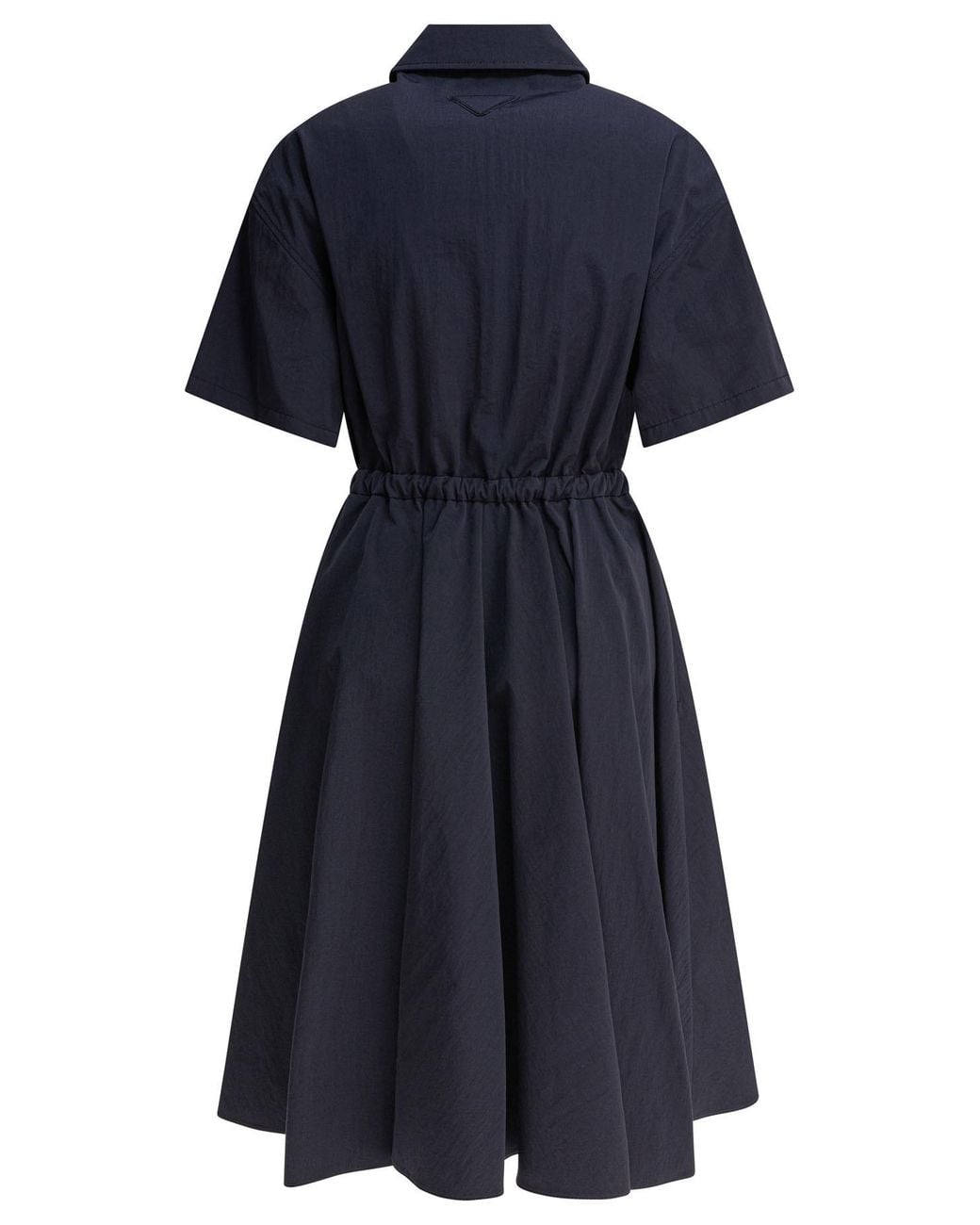 Prada Blue Short Sleeves Dress