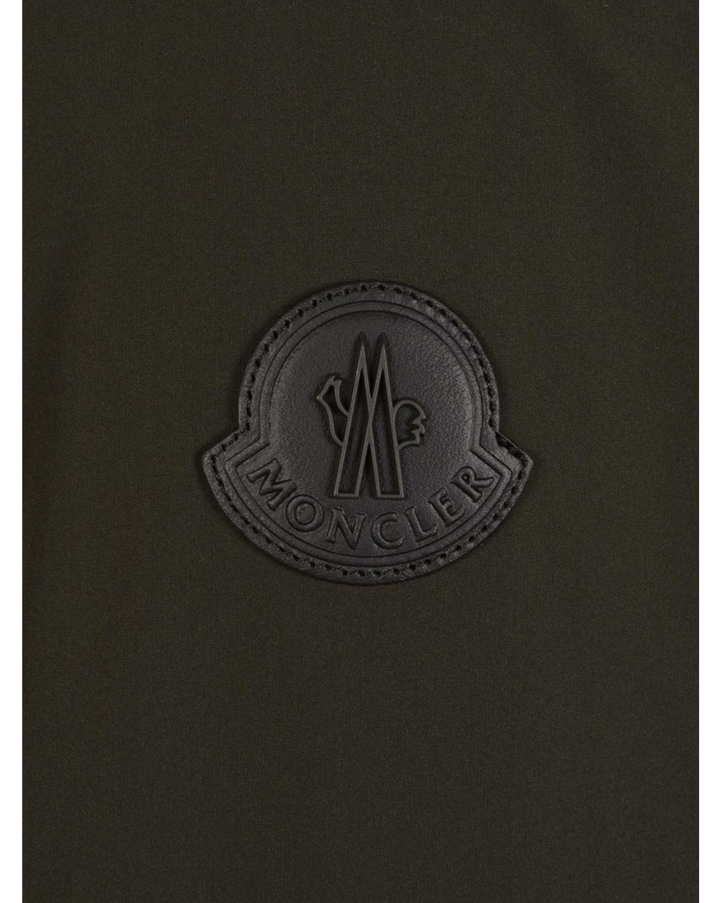 Moncler Green Ouille Reversible Short Padded Jacket for men