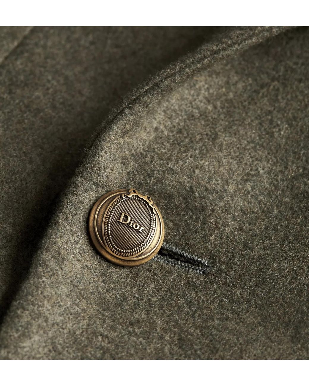 Dior Green Double-Breasted Jacket for men