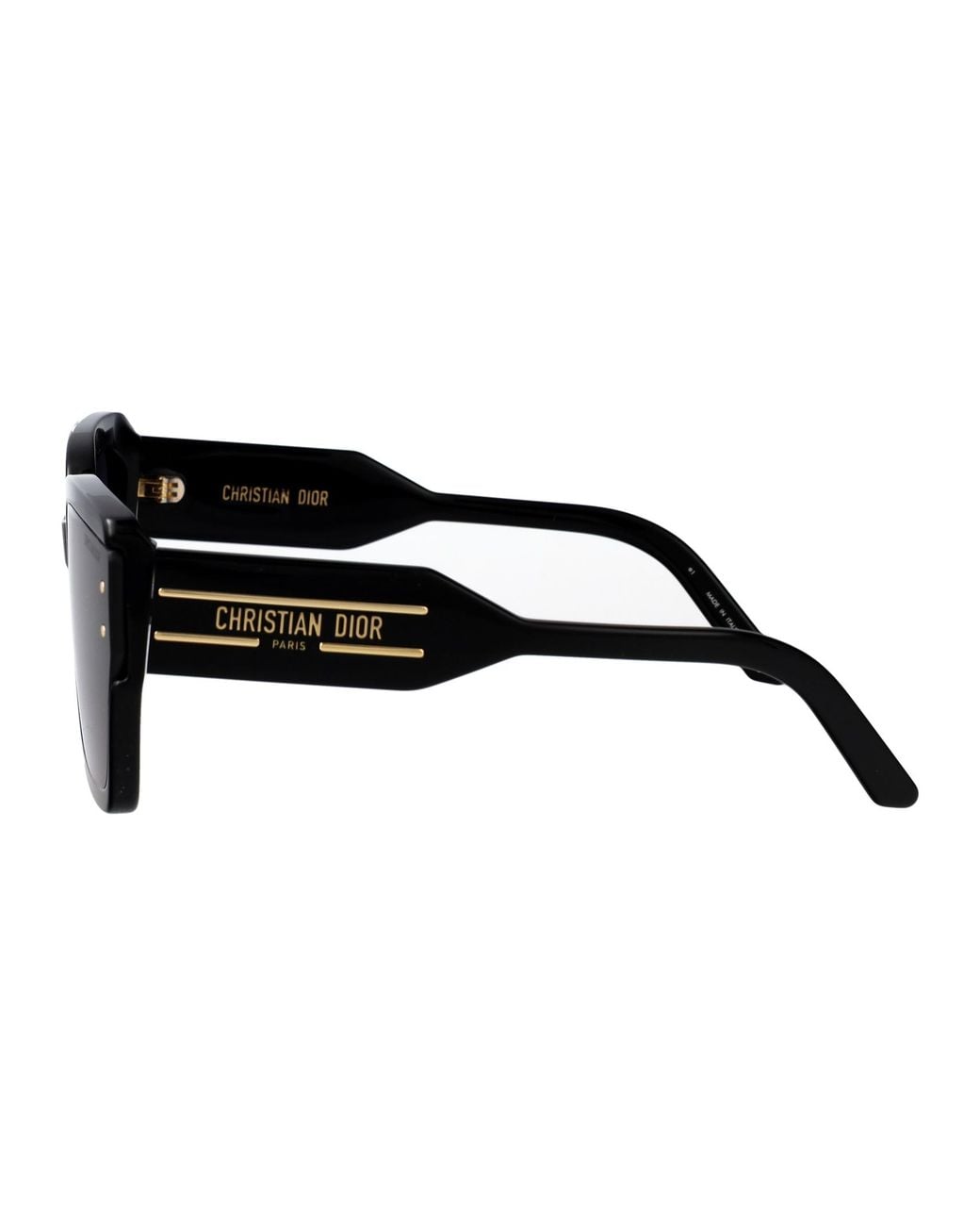 Dior Metallic Eyewear Square Frame Sunglasses
