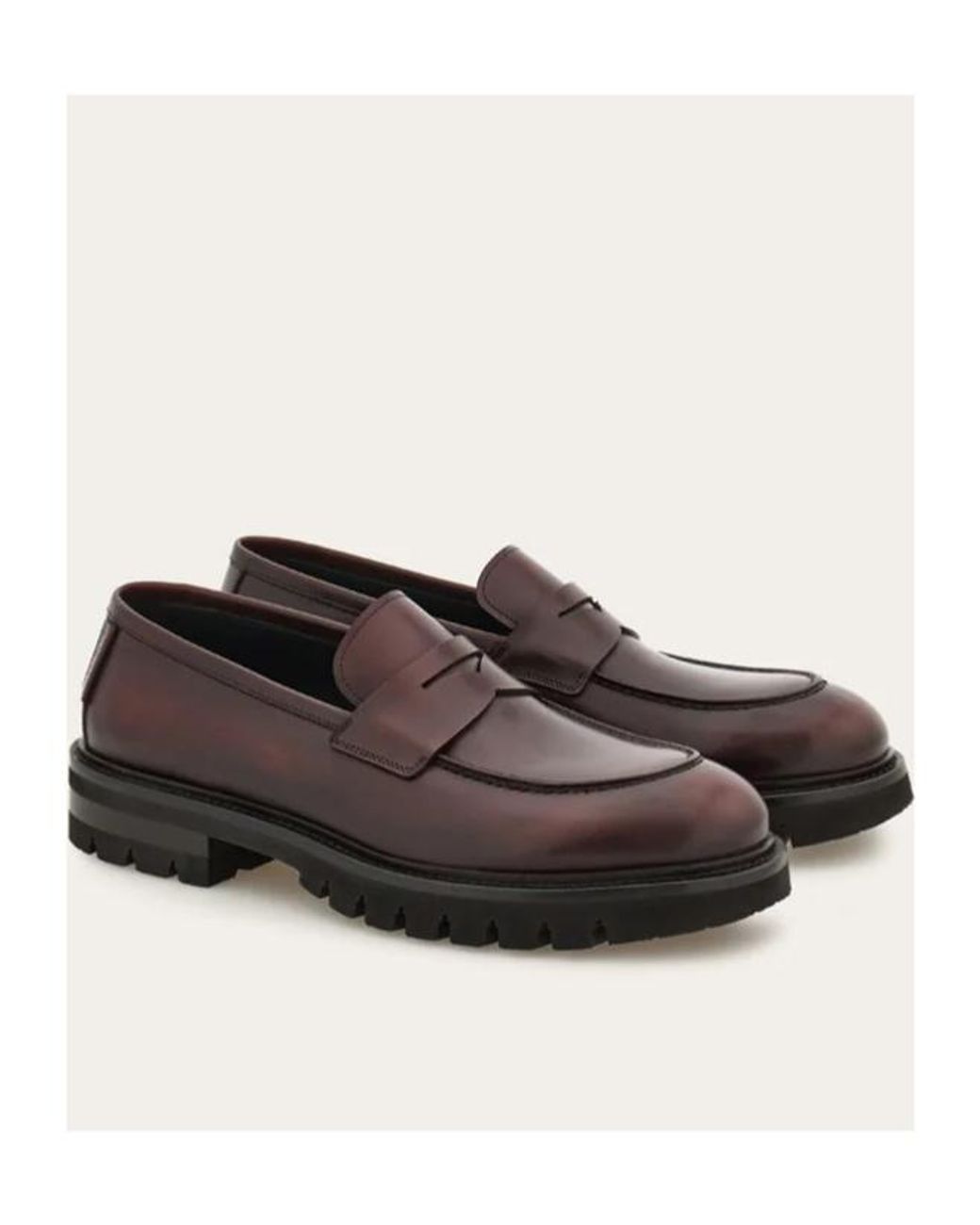 Ferragamo Brown Penny-Loafer for men