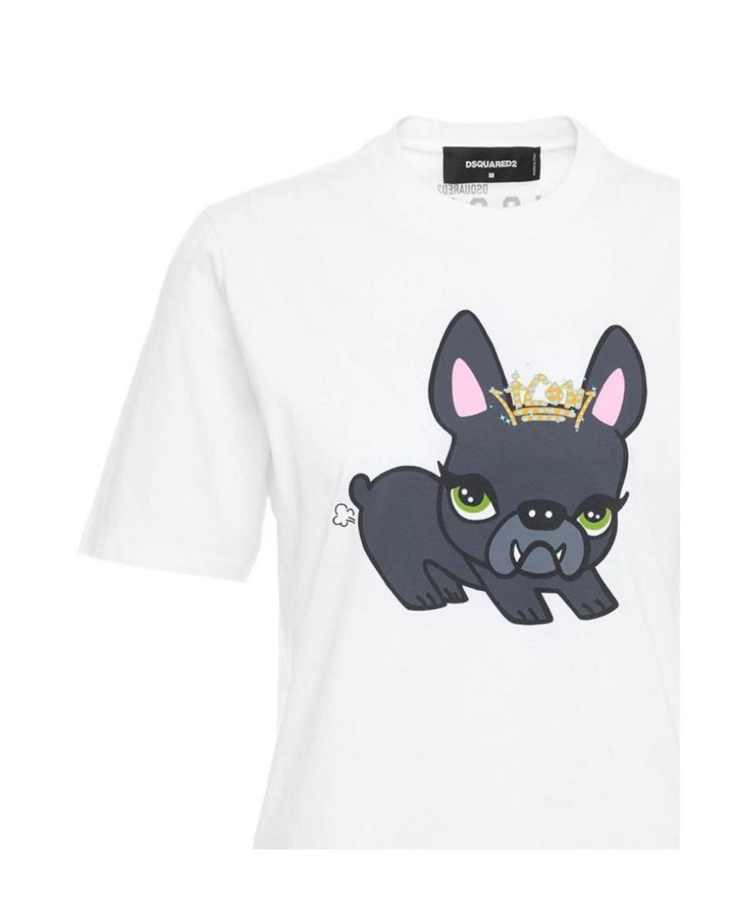 DSquared² White Graphic Print T-Shirt