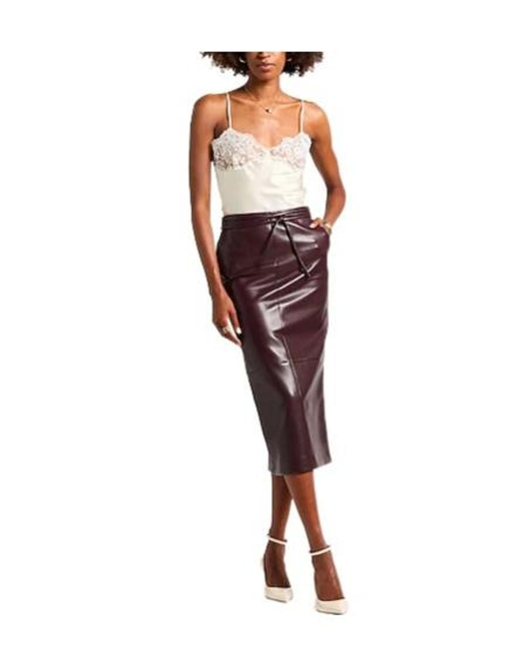 Chloé White Sleeveless Camisole Tank Top
