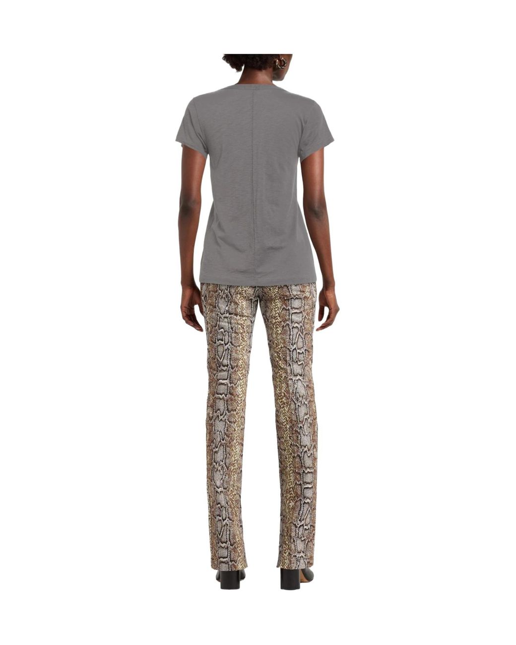 Rag & Bone Gray Basic T-Shirt Short Sleeves