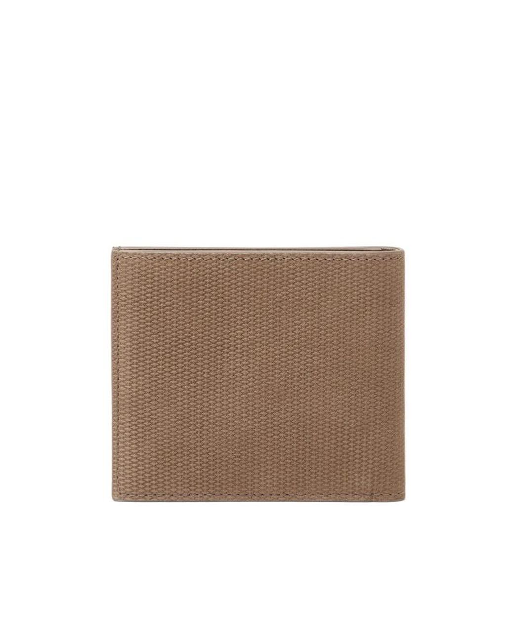 Loro Piana Brown Extra Compact Wallet for men