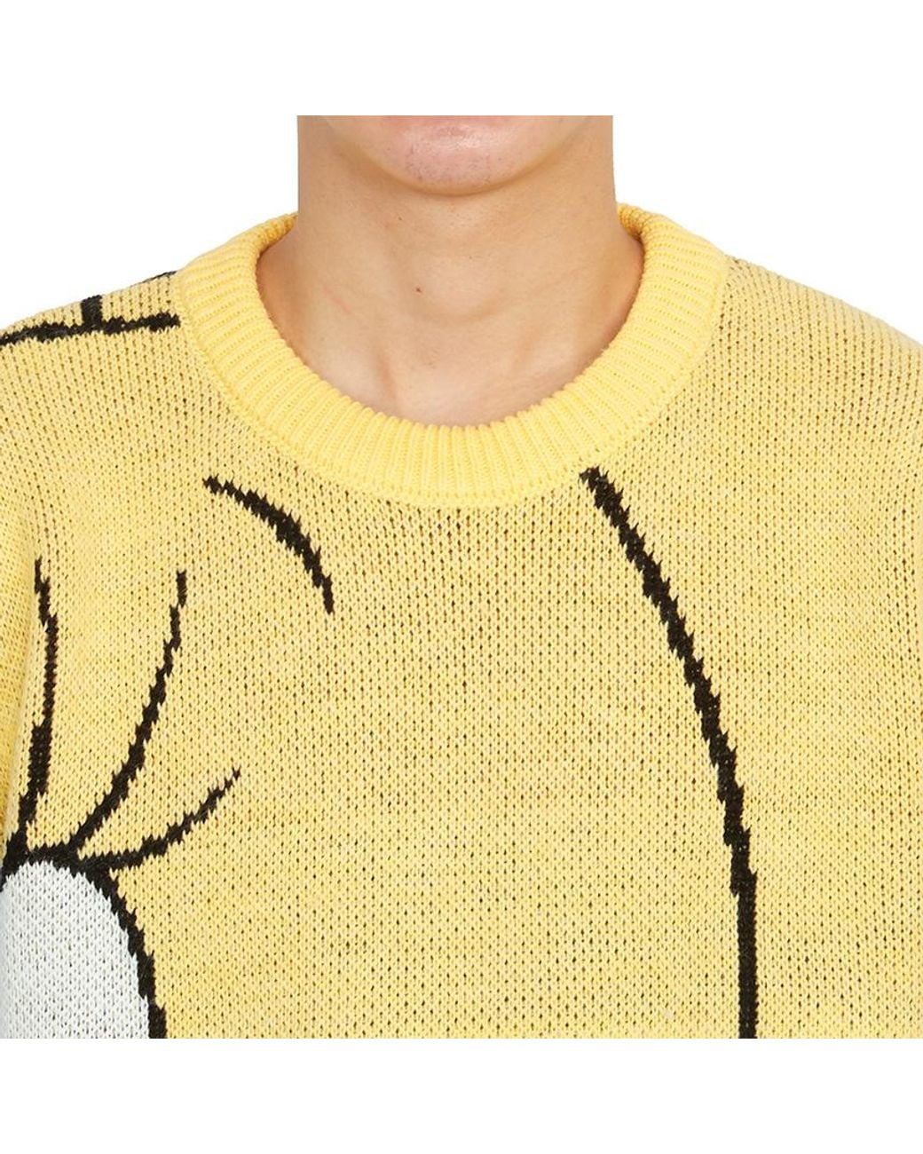 FAMILY FIRST Metallic Long-Sleeved Sweater for men
