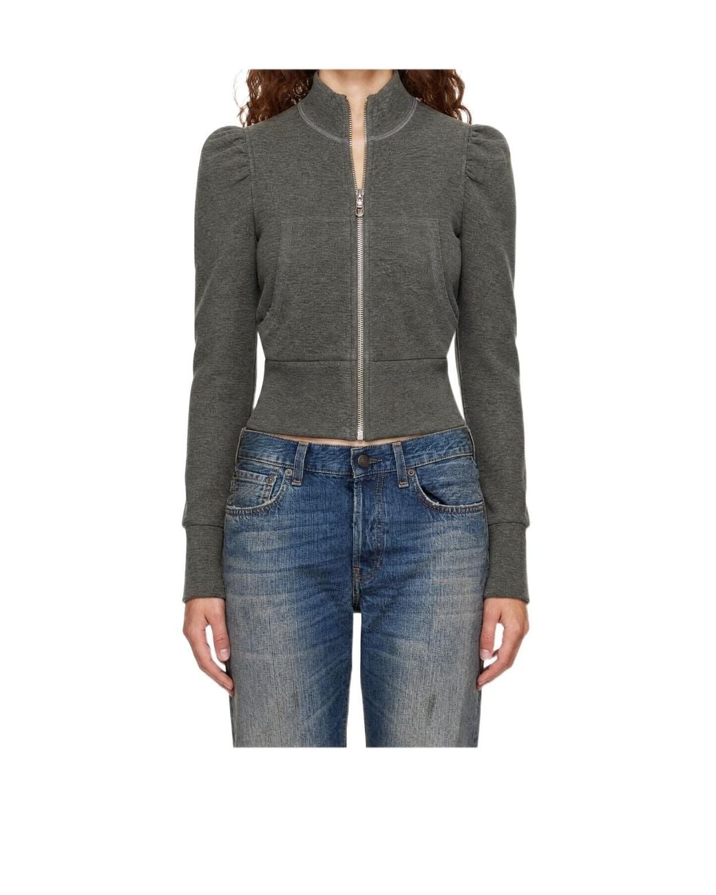 KNWLS Gray Zip-Up Jacket