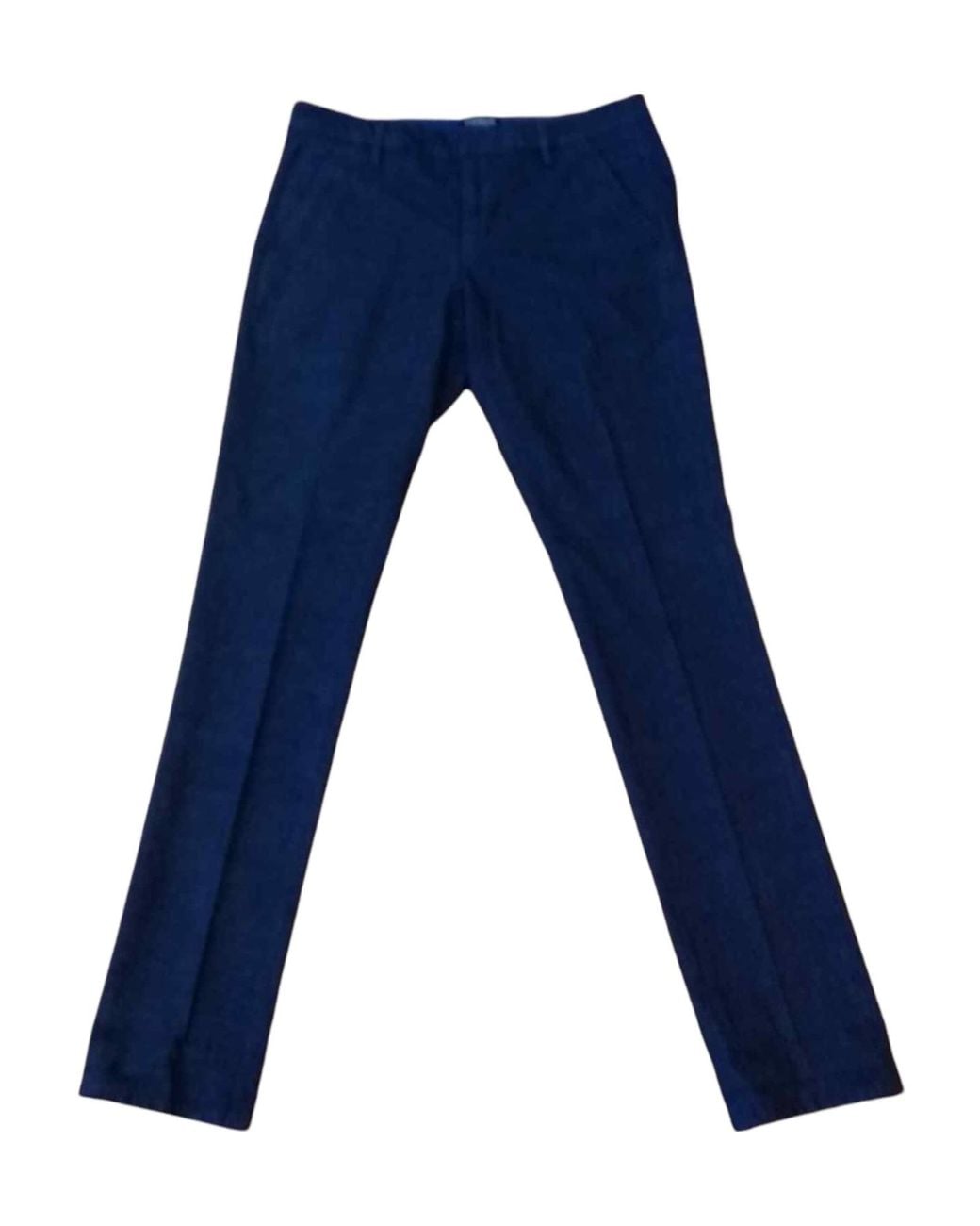 Dondup Blue Crease Casual Pants for men