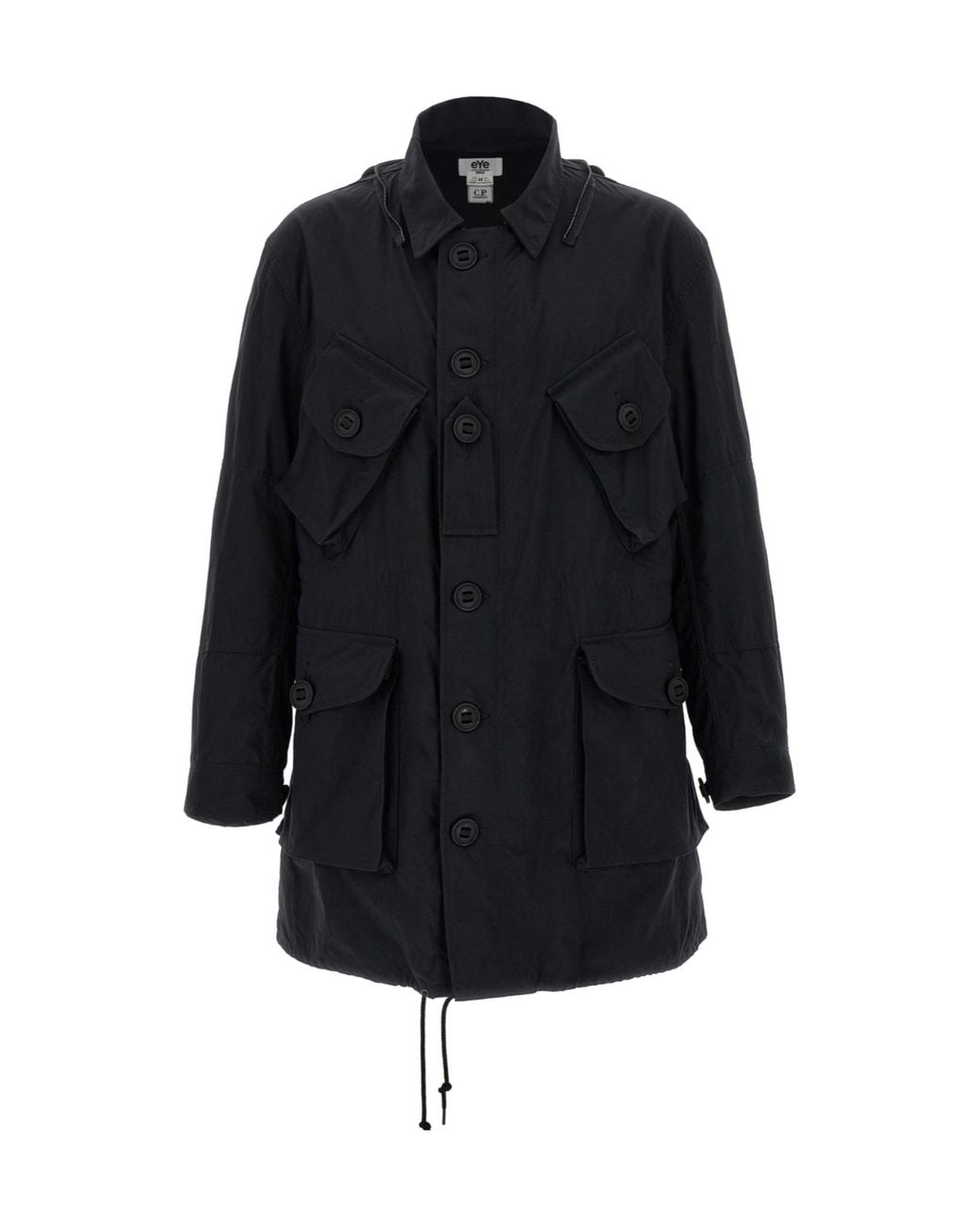 Junya Watanabe Black X C.P. Company Hooded Parka for men