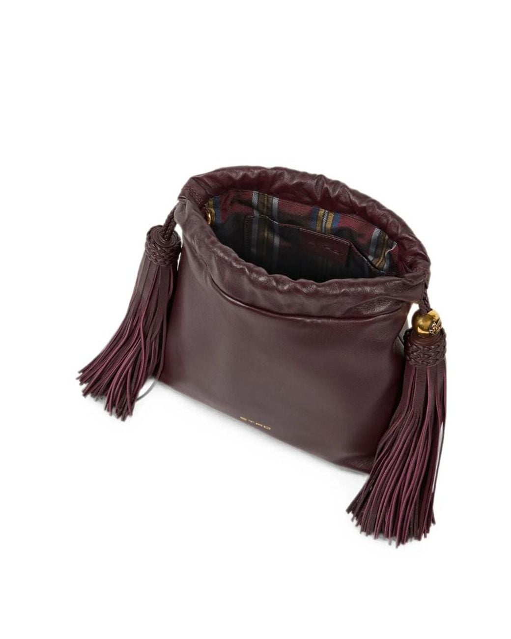 Etro Multicolor Drawstring Shoulder Bag