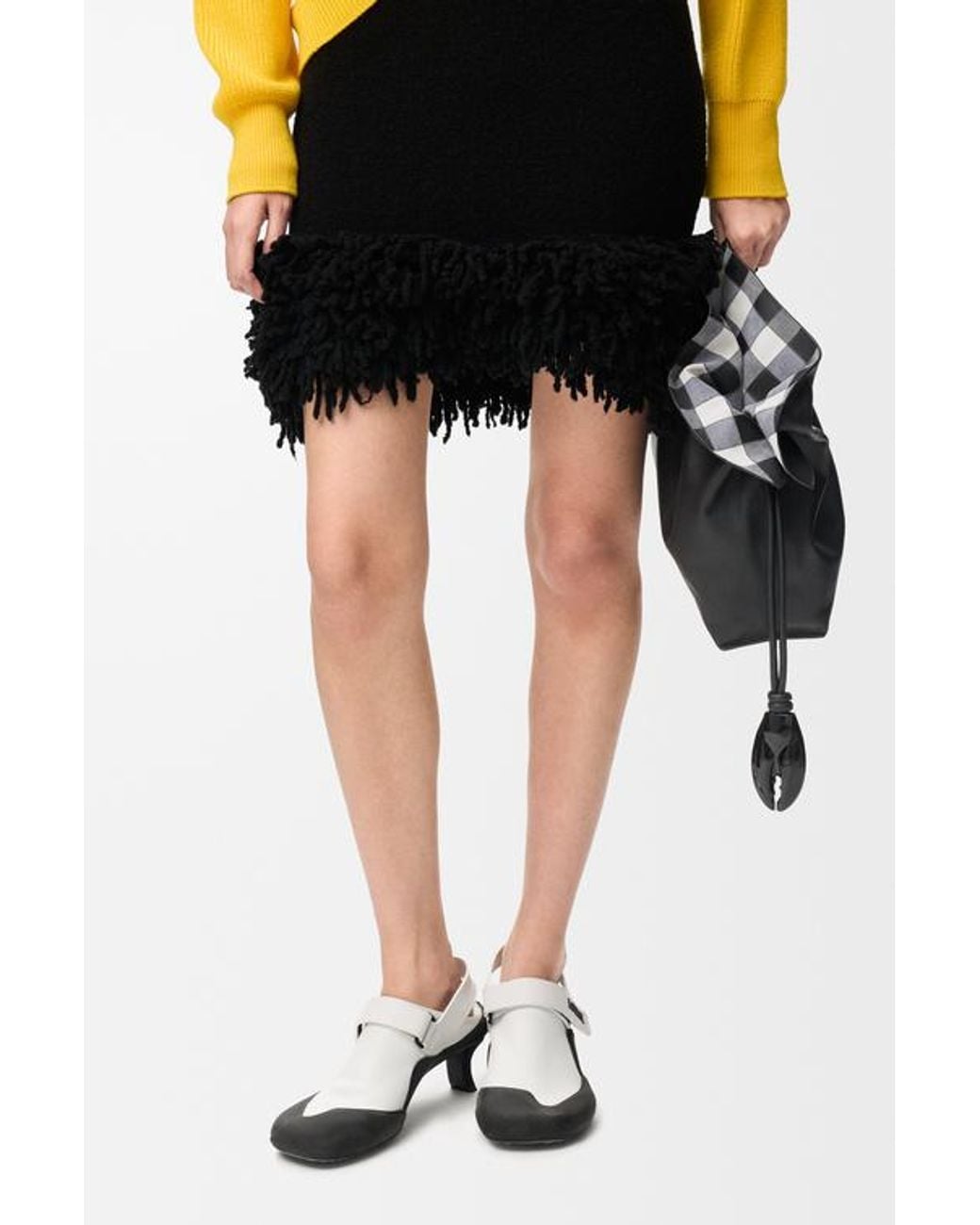 Loewe Gray Medium Flamenco Clutch