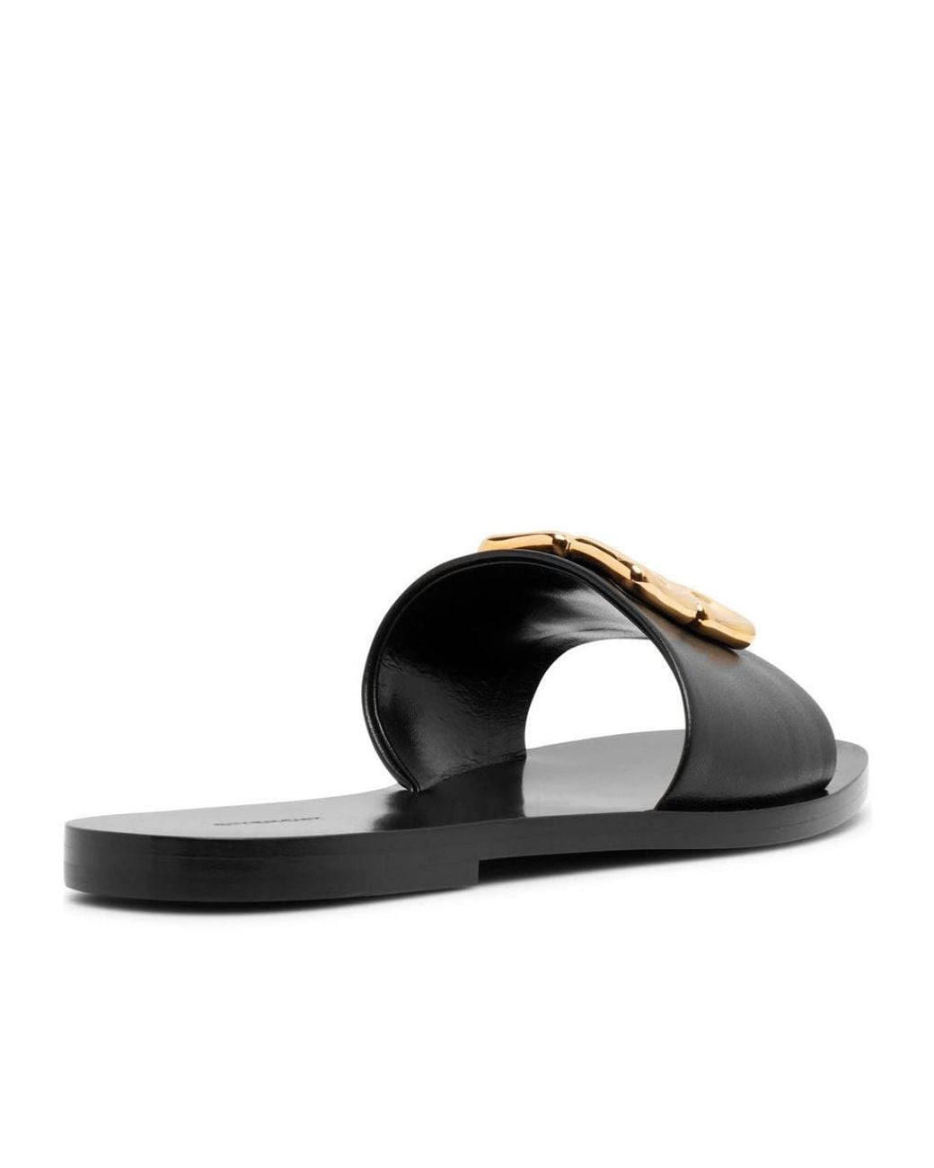 Givenchy Black 4G Plaque Slippers
