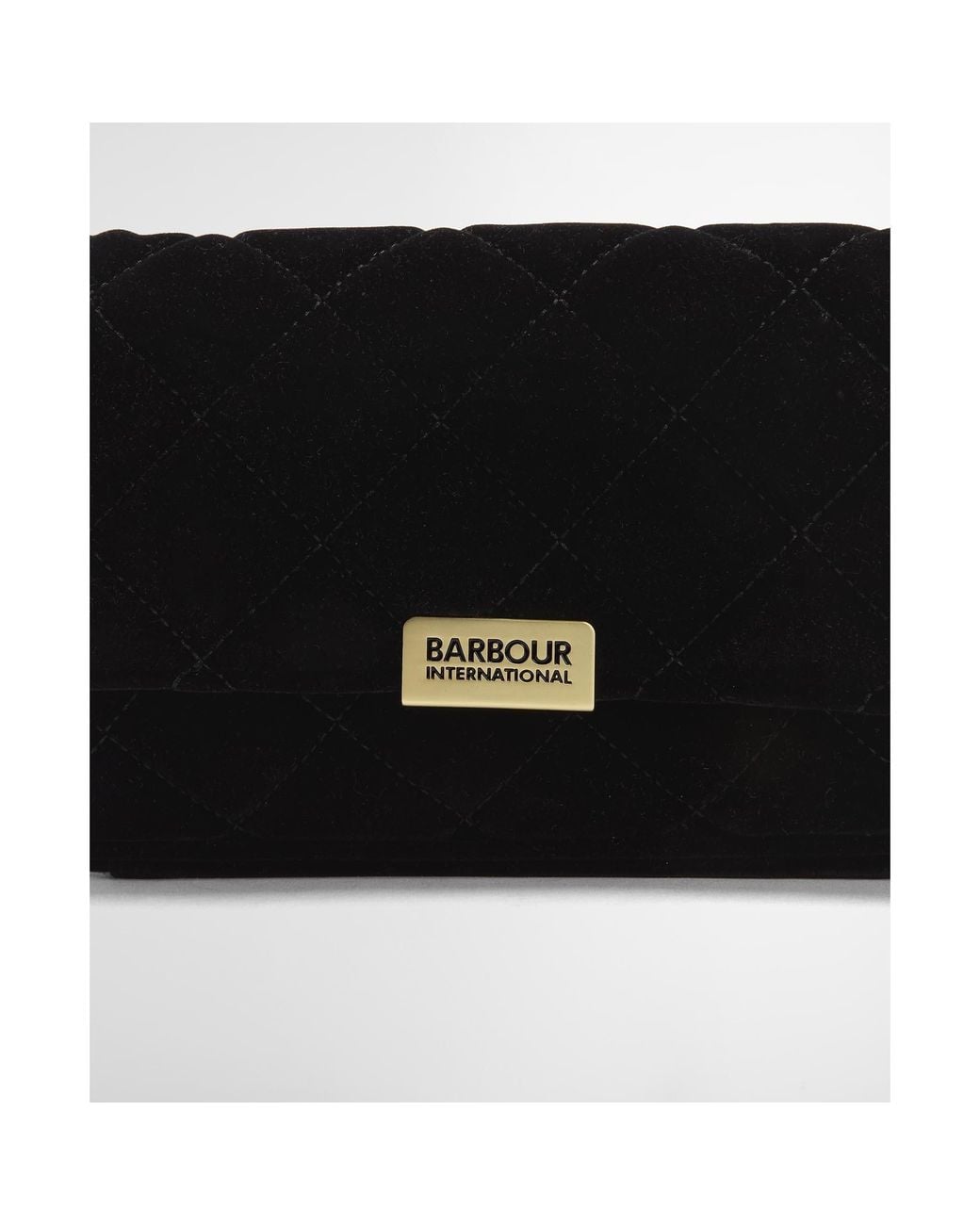 Barbour Black Soho Mini Quilted Crossbody Bag