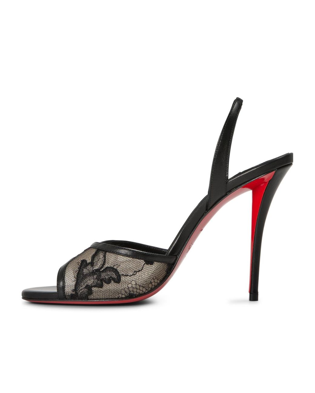 Christian Louboutin Black Solid Color Highheeled Shoes
