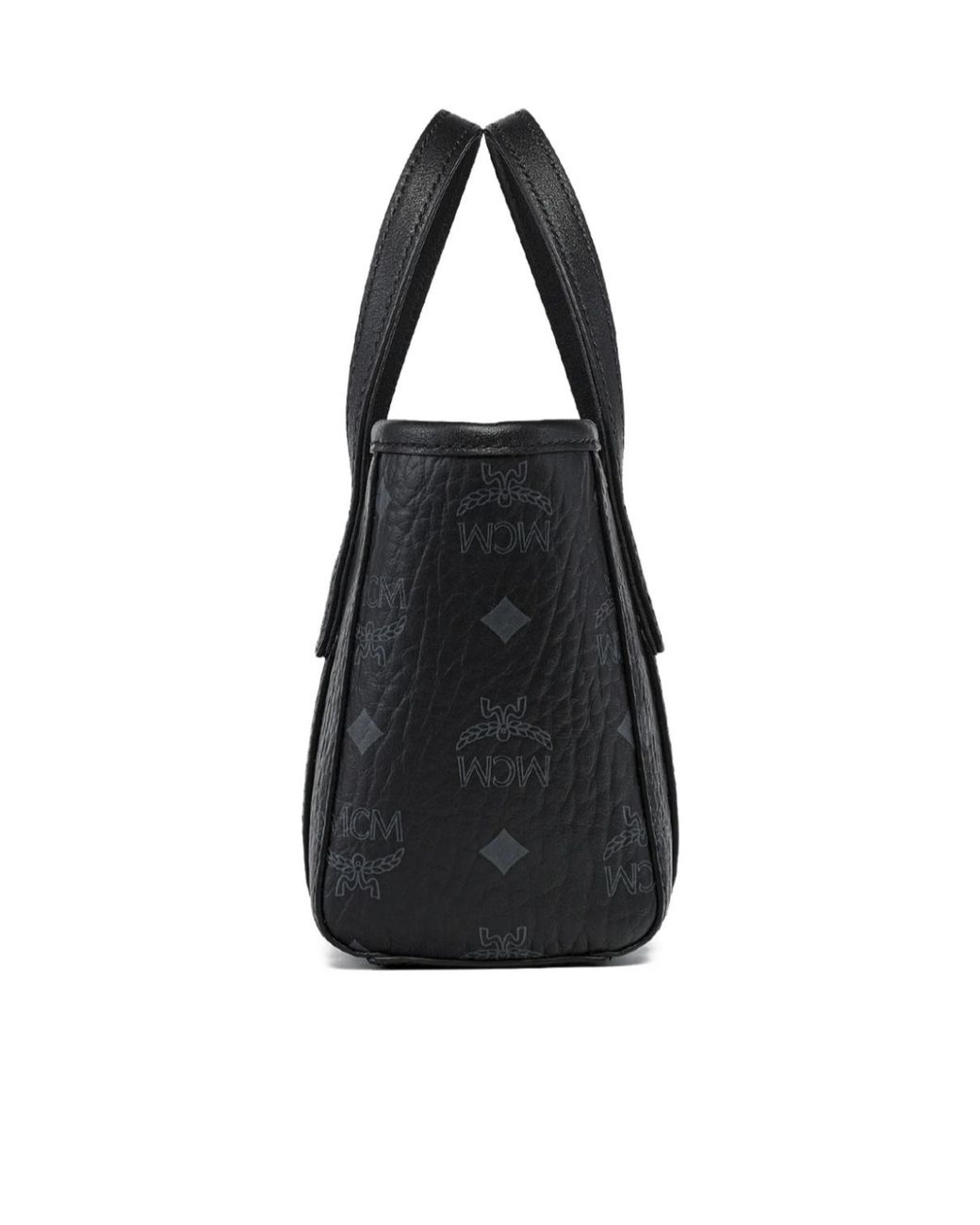 MCM Black Toni Top-Zip Mini Shopper Bag for men