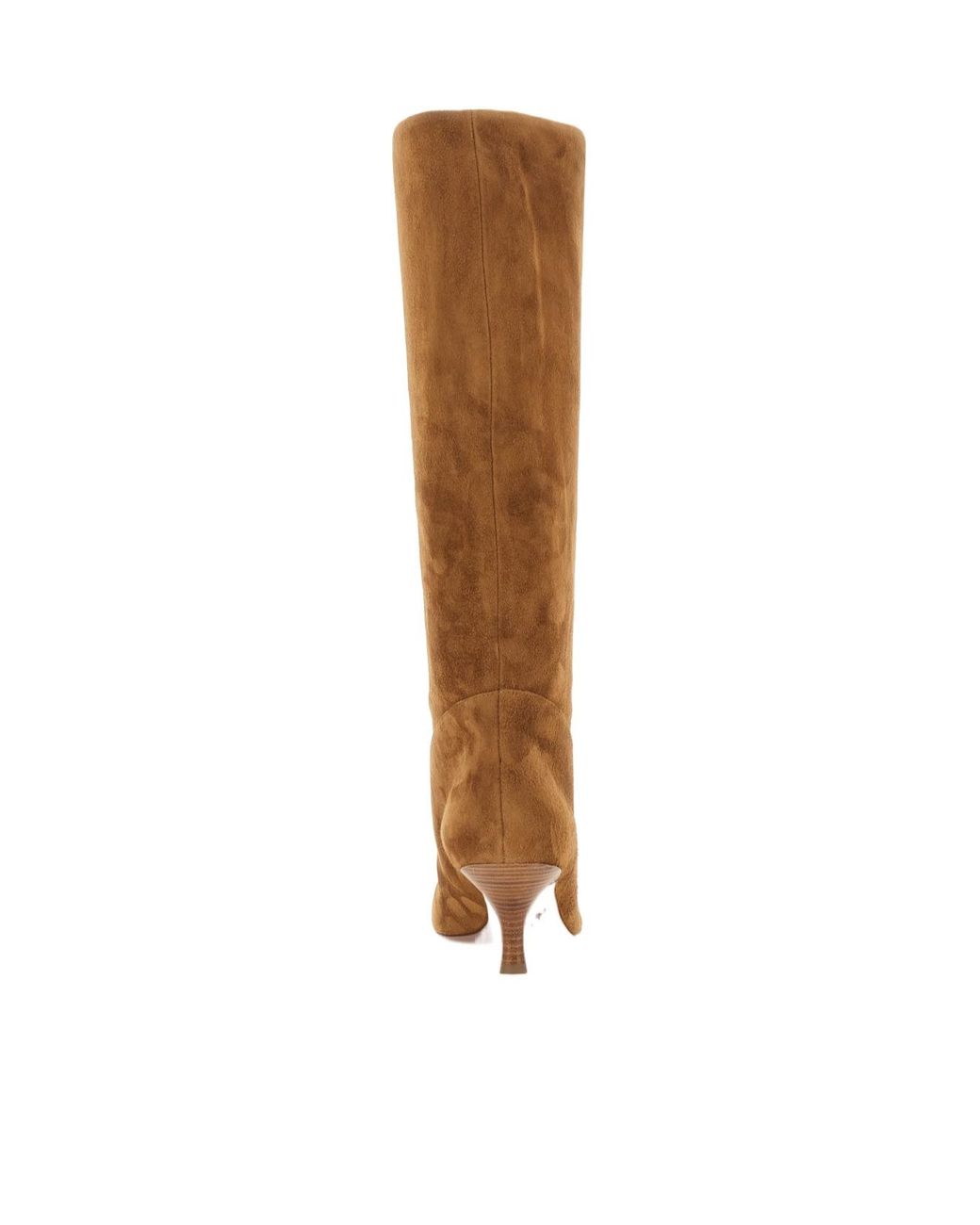 Paris Texas Brown Rose Knee-High Stiletto Boots