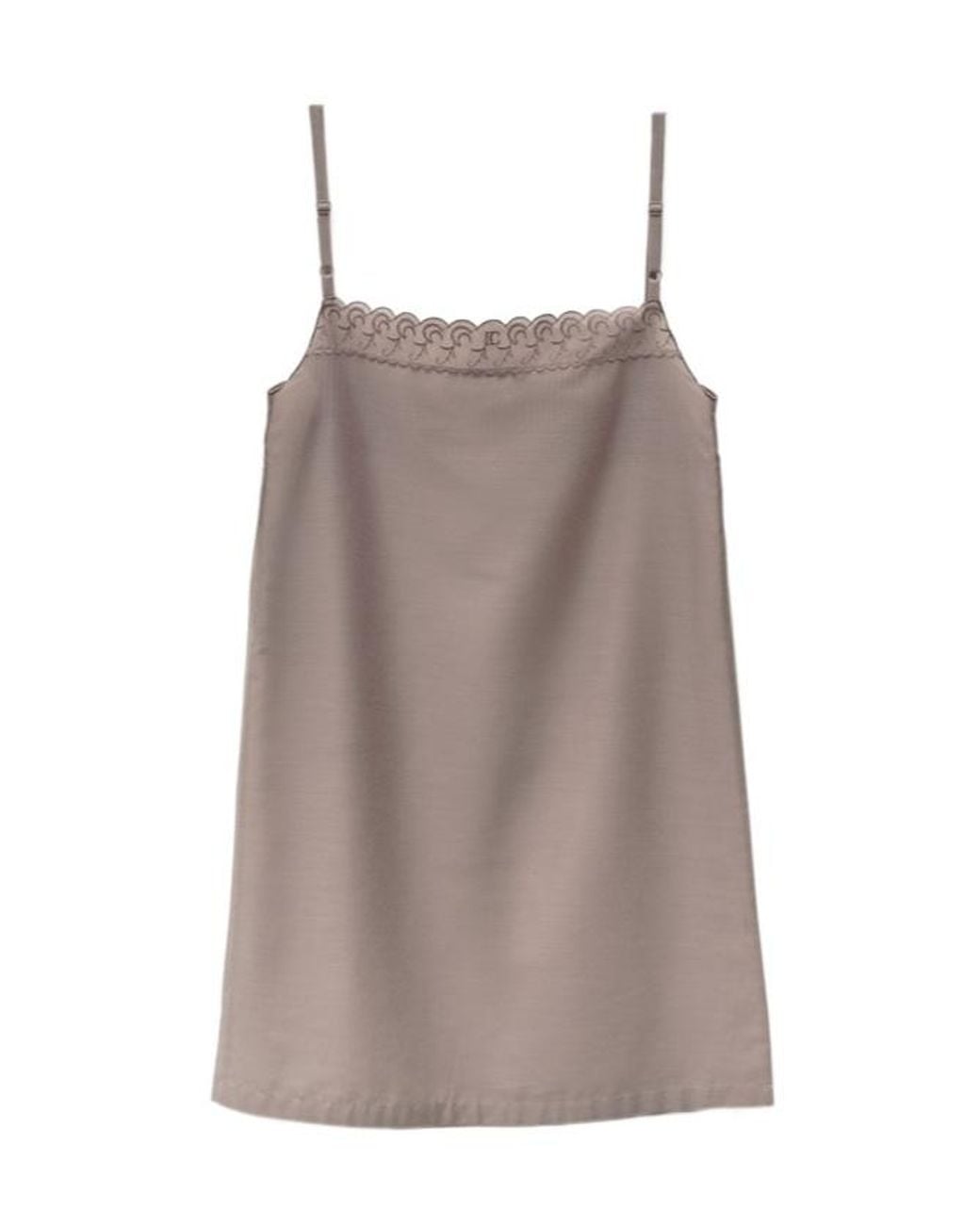 Low Classic Brown See-Through Lace Mini Dress