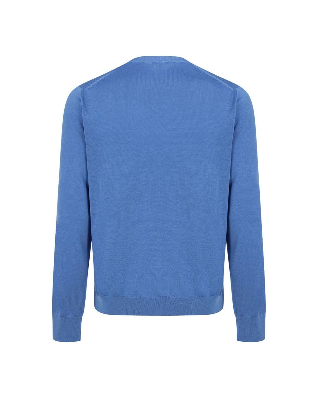 Tom Ford Blue Crewneck Long-Sleeved Pullover for men
